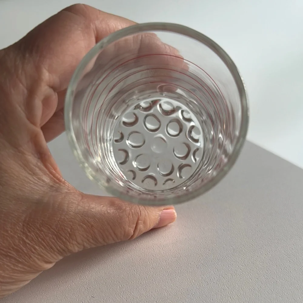 Vintage Glass Pharmaceutical Measuring Glass with Weighted Bottom
